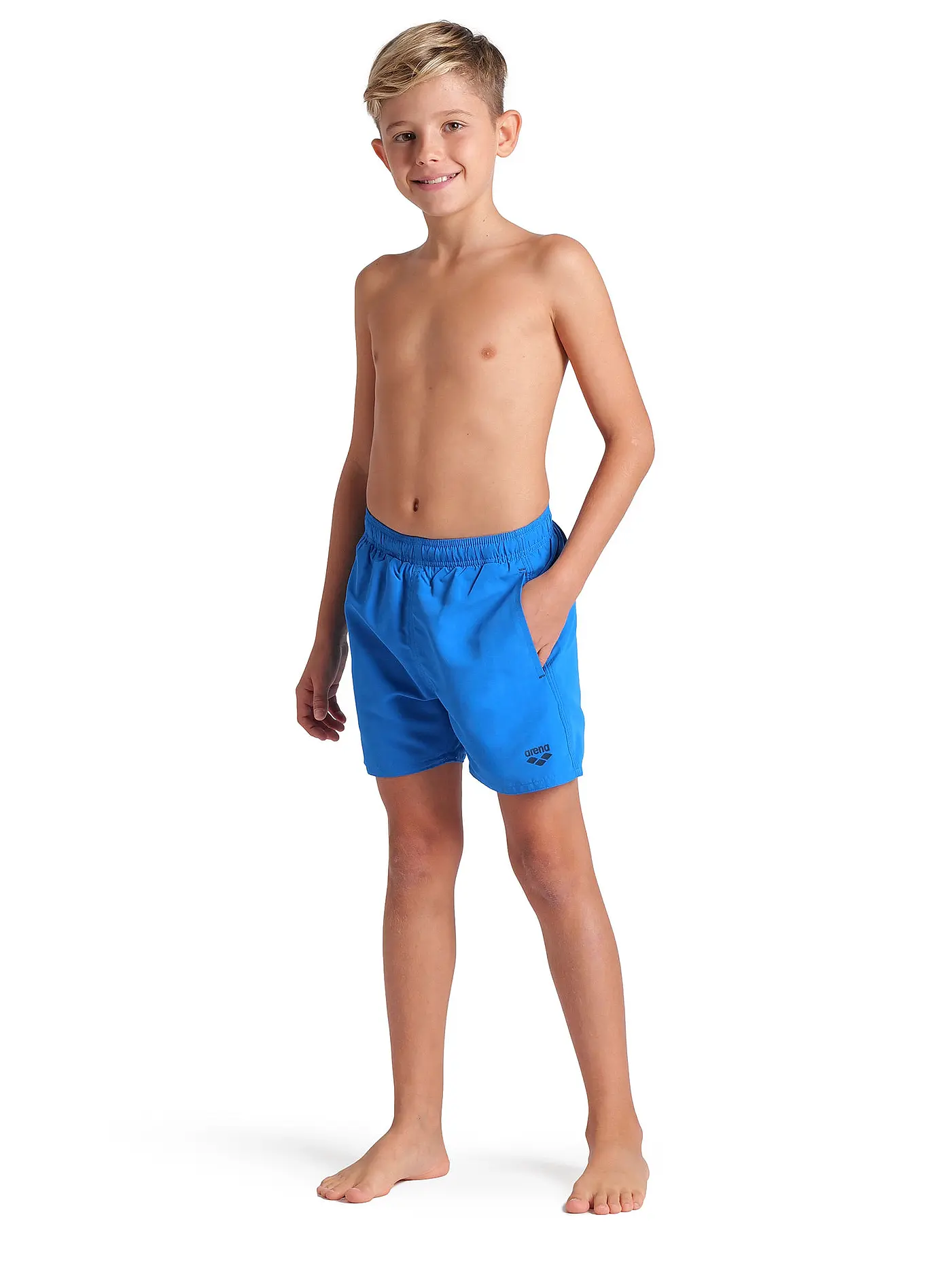 ARENA | Jungen Badeshort Boxer Solid | 